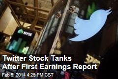 Twitter Stock Tanks After First Earnings Report