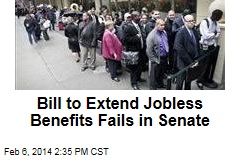 Bill to Extend Jobless Benefits Fails in Senate