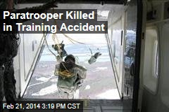 Paratrooper Killed in Training Accident