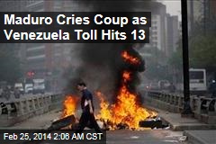 Protesters Block Roads as Venezuela Death Toll Hits 13