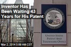 Inventor Has Been Waiting 43 Years for His Patent