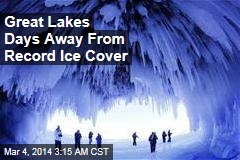 Great Lakes Days Away From Record Ice Cover