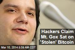 Hackers Claim Mt. Gox Sat on &#39;Stolen&#39; Bitcoin