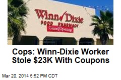 Cops: Winn-Dixie Worker Stole $23K With Coupons