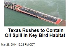 Texas Rushes to Contain Oil Spill in Key Bird Habitat