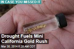 Drought Fuels Mini Calif. Gold Rush