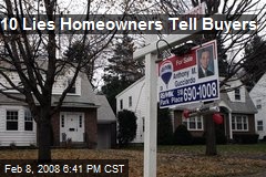 10 Lies Homeowners Tell Buyers