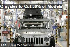 Chrysler to Cut 30% of Models