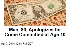 Man, 83, Apologizes for Crime Committed at Age 10