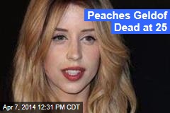 Peaches Geldof Dead at 25
