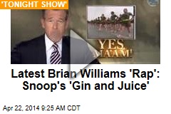 Latest Brian Williams &#39;Rap&#39;: Snoop&#39;s &#39;Gin and Juice&#39;