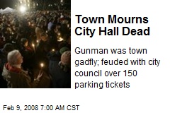 Town Mourns City Hall Dead