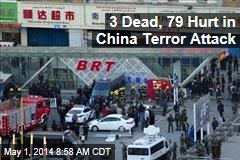 3 Dead, 79 Hurt in China Terror Attack