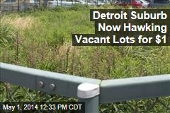 Detroit Suburb Now Hawking Vacant Lots for $1