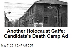 Would-Be Politician Uses Death Camp Image on Flier