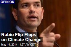 Rubio Flip-Flops on Climate Change