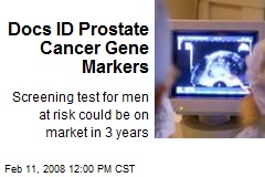 Docs ID Prostate Cancer Gene Markers