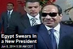Egypt Swears In a New President
