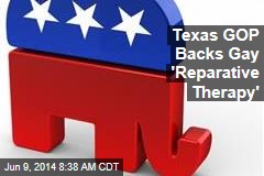 Texas GOP Backs Gay &#39;Reparative Therapy&#39;