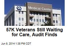 57K Veterans Still Waiting for Care, Audit Finds