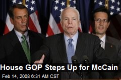 House GOP Steps Up for McCain