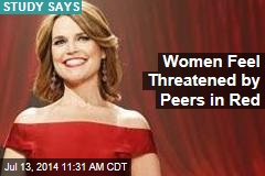 Women Feel Threatened by Peers in Red