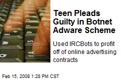 Teen Pleads Guilty in Botnet Adware Scheme