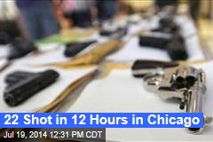 22 Shot in 12 Hours in Chicago
