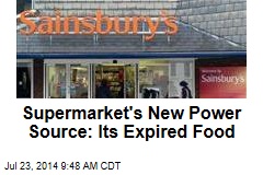 Supermarket&#39;s New Power Source: Its Expired Food