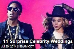 11 Surprise Celebrity Weddings