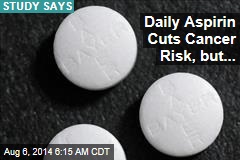 Daily Aspirin Cuts Cancer Risk, but...
