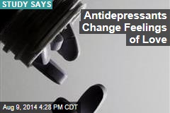 Antidepressants Change Feelings of Love