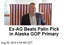 Ex-AG Beats Palin Pick in Alaska GOP Primary