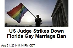 US Judge Strikes Down Florida Gay Marriage Ban