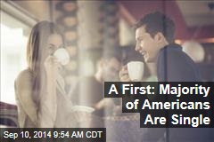 A First: Majority of Americans Are Single