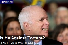 Is He Against Torture?