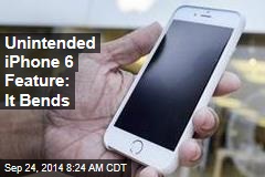 Unintended iPhone 6 Feature: It Bends