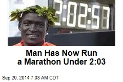 Man Has Now Run a Marathon Under 2:03