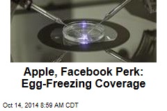 Apple, Facebook Perk: Egg-Freezing Coverage