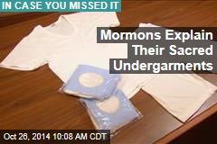 Mormons Explain Their Sacred Undergarments