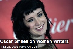 Oscar Smiles on Women Writers