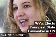 West Virginians Elect Youngest State Lawmaker in Nation