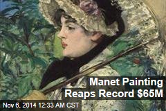 Manet Painting Brings in Record $65 Million