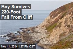 Boy Survives 230-Foot Fall From Cliff