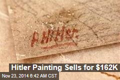 Hitler Painting Sells for $162K