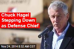Chuck Hagel Stepping Down as Defense Chief