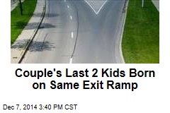 Couple Has 2 Kids Born on Same Exit Ramp