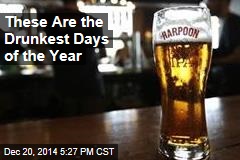 Poll Shows Drunkest Days of the Year