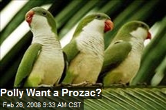 Polly Want a Prozac?