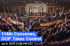 114th Convenes, GOP Takes Control